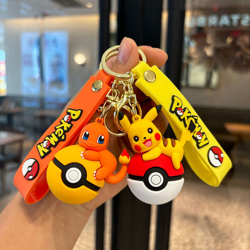 Pokeball Cosplay Prop - Porte-clés Pokemon Poke Ball, figurines Pikachu