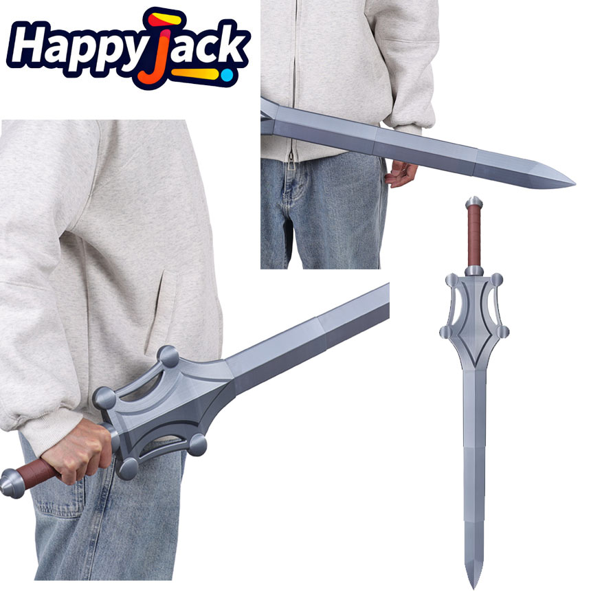 Cosplay Prop Knife - Couteau en plastique argenté Fantasia pour