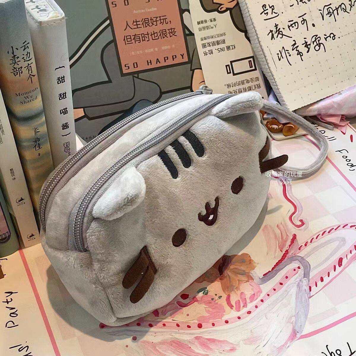 Cosplay Prop Bag - Pochette cosmétique style chat Pusheen, grande