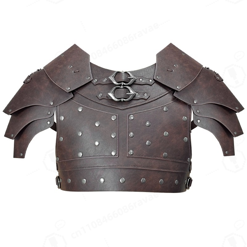 Cosplay Prop - Armure de poitrine médiévale cloutée, harnais