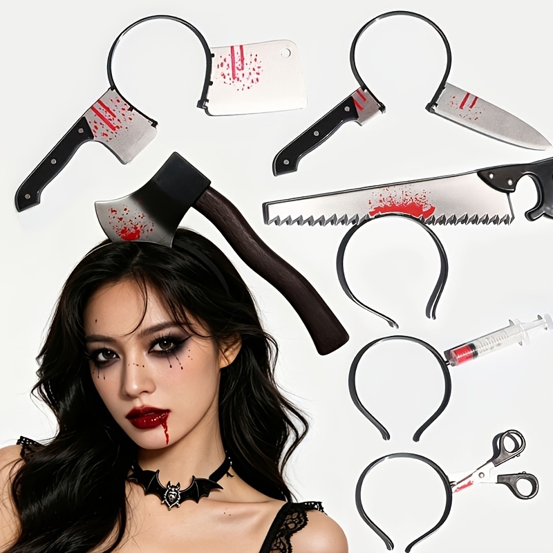 Cosplay Prop Knife - Décoration d'Halloween : Faux couteau, hache