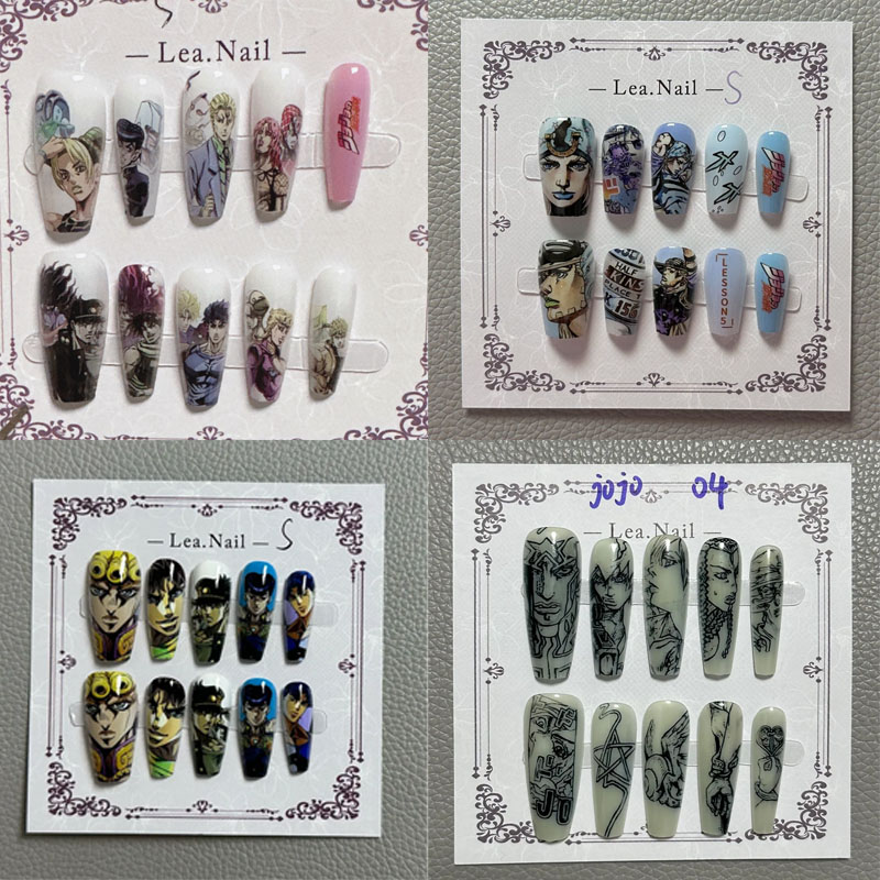 Cosplay Fire Prop - JOJO Nail Art étudiant Anime dessin