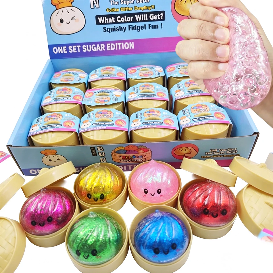 Cosplay Fireball Prop - Dumpling scintillant souple avec boîte, boule