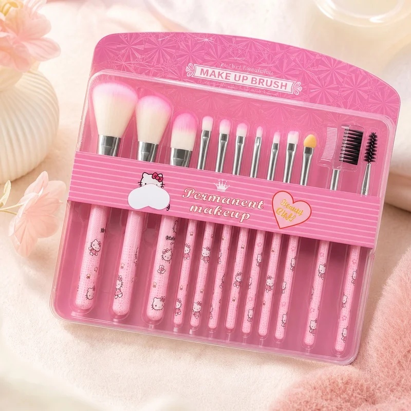 Cosplay Prop Kit - Ensemble de pinceaux de maquillage Hello