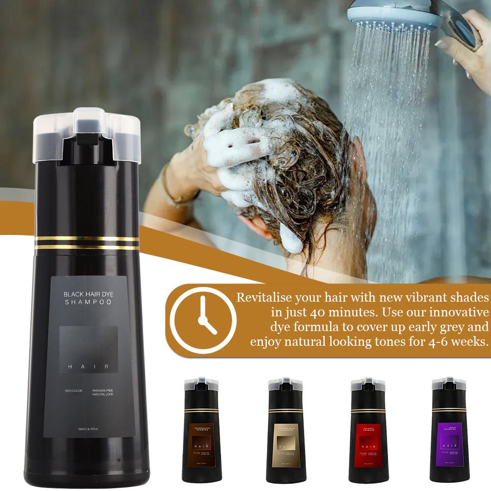 Hair Spray Color - Shampoo colorant capillaire rapide 200 ml,