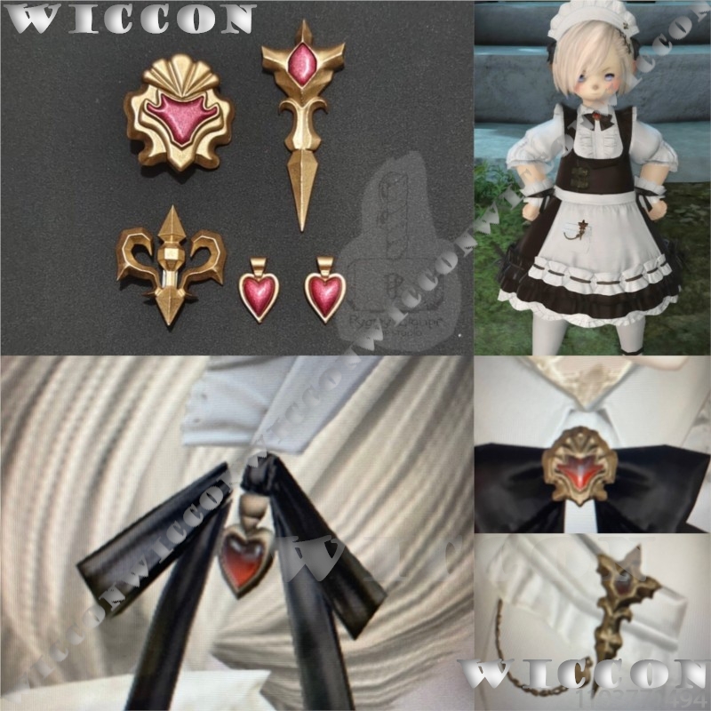 Cosplay Prop Diy - Ensemble d'accessoires d'uniforme de demoiselle d'honneur