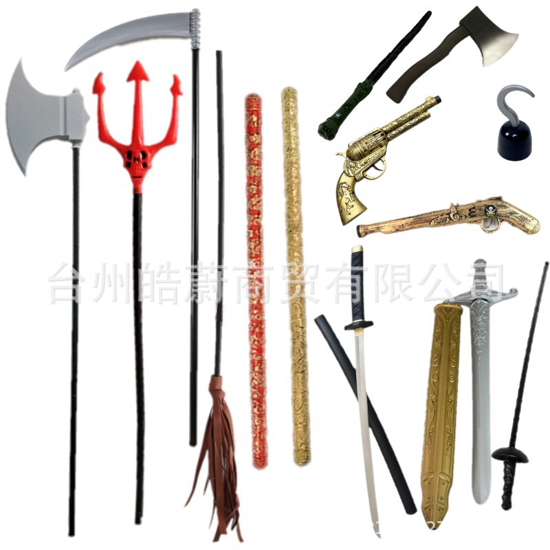 Cosplay Prop Axe - Grande fourchette triangulaire amusante, hache de