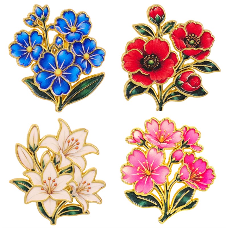 Cosplay Prop Bag - Broche Émail Vintage Mignonne et Colorée