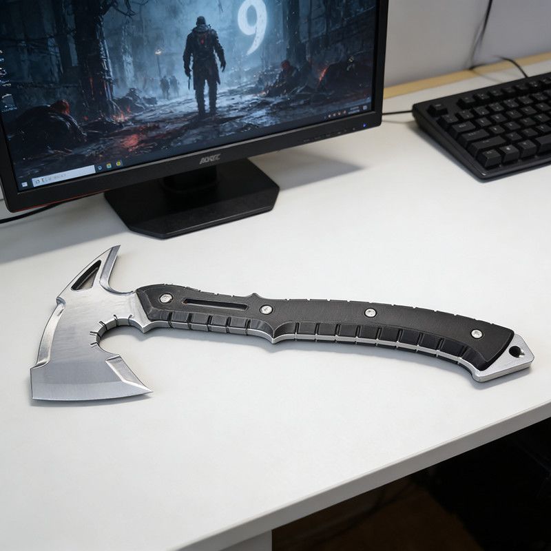 Cosplay Prop Axe - Réplique de hache en plastique imprimée