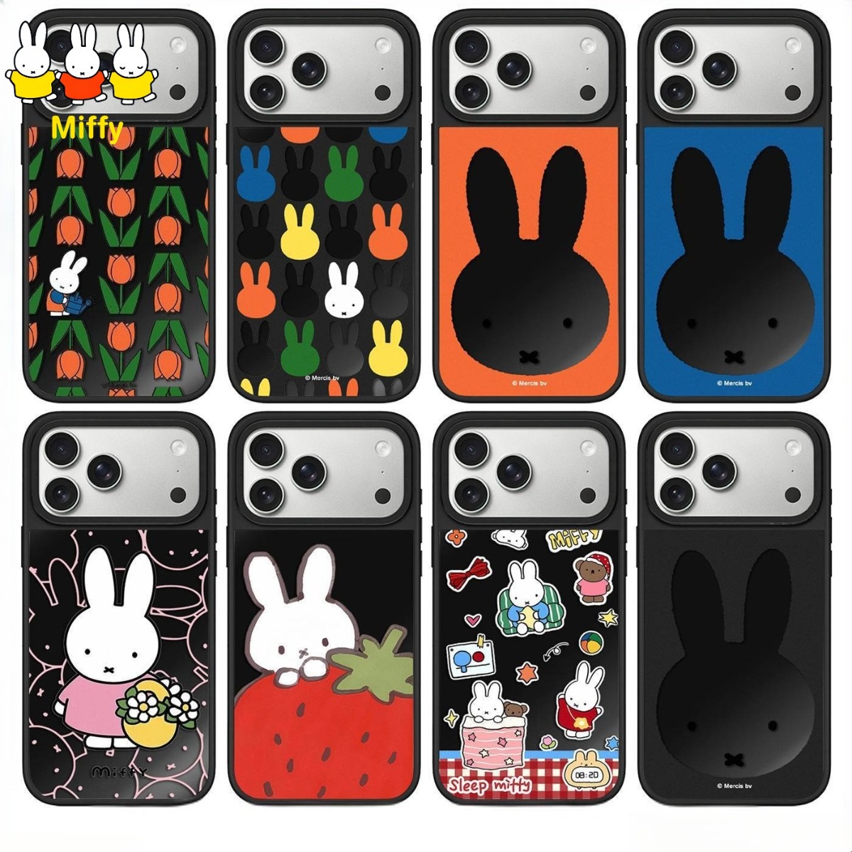 Cosplay Fire Prop - Coque de téléphone Kawaii Miffy, motif