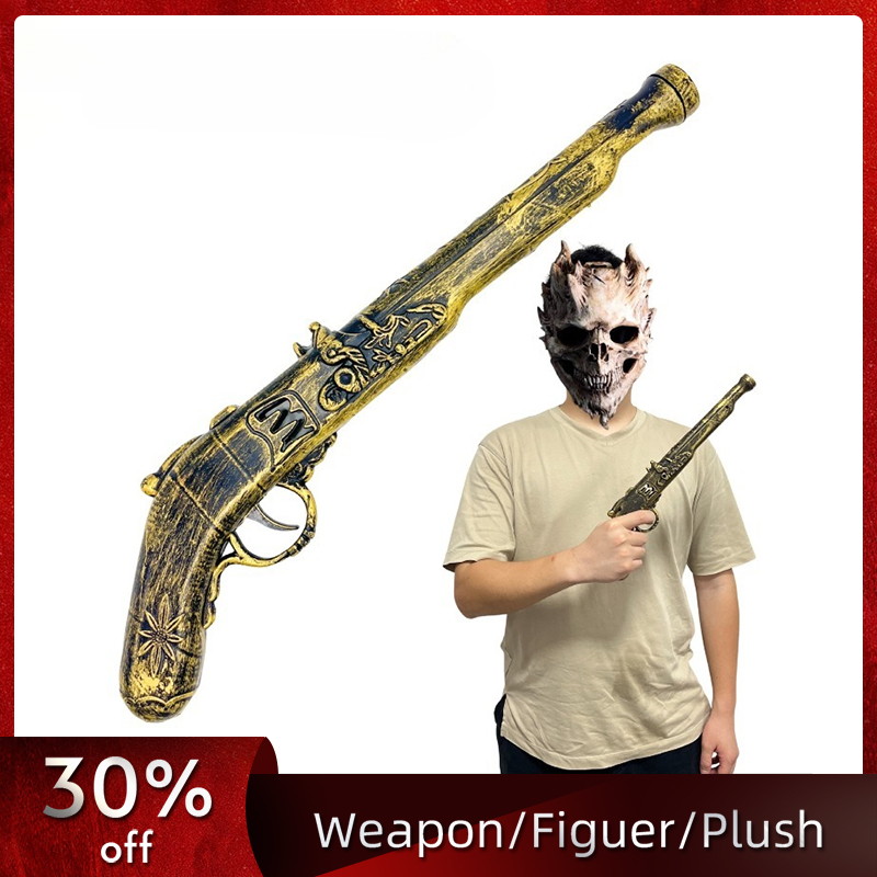 Cosplay Prop Pistol - Pistolet Pirate en plastique 40cm/15.75 pouces,