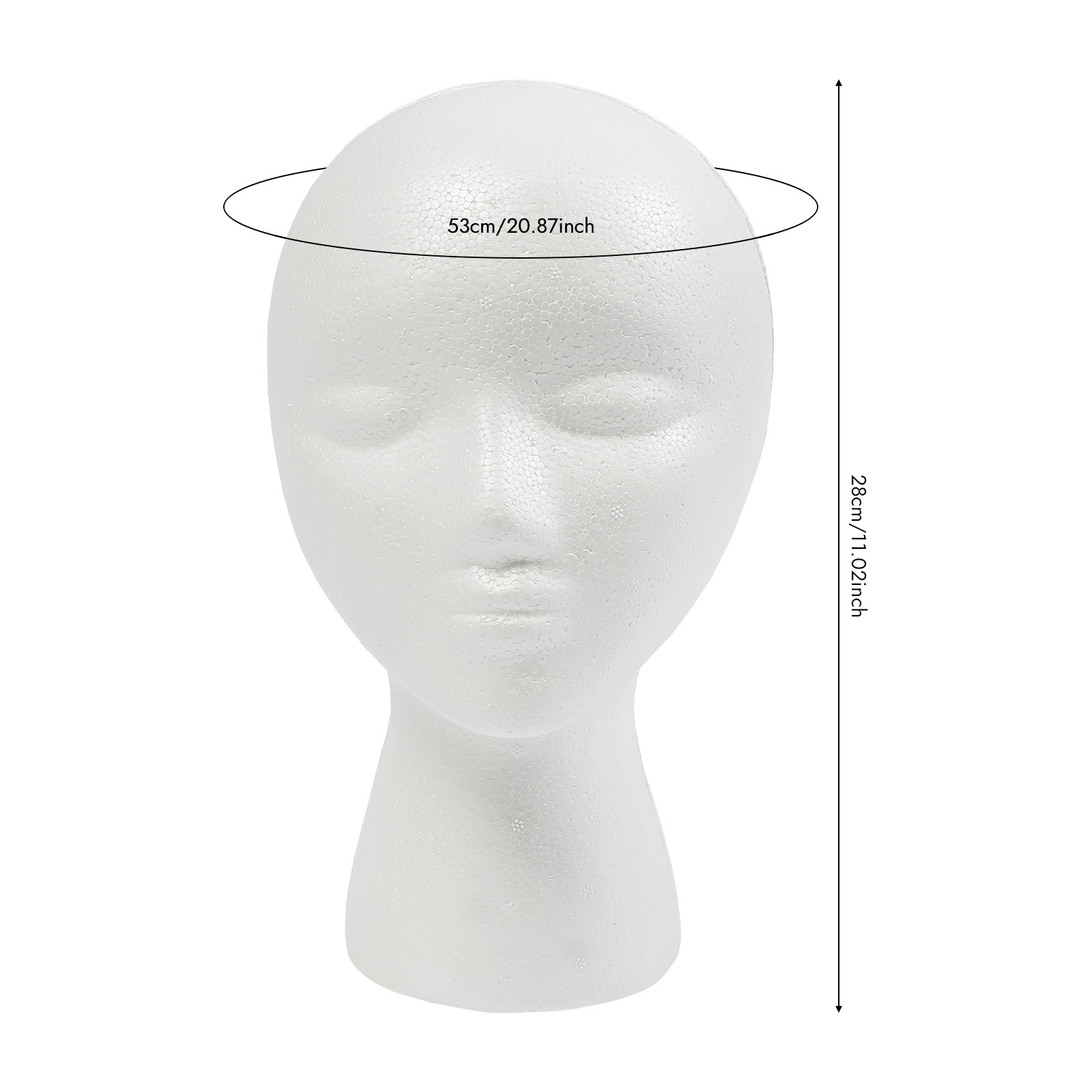Lot de 12 têtes de mannequin e - Cosplay Prop Foam avis et prix