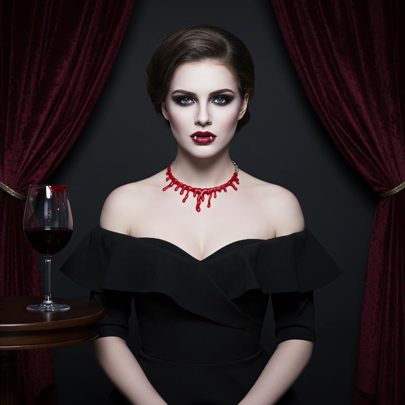 Collier réaliste de vampire av - Cosplay Prop avis et prix