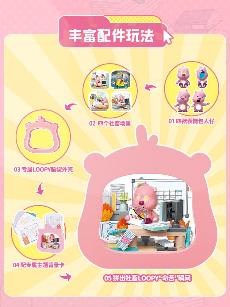 Keeppley 2026 Nouveau Loopy ‌  - Cosplay Prop Building avis et prix