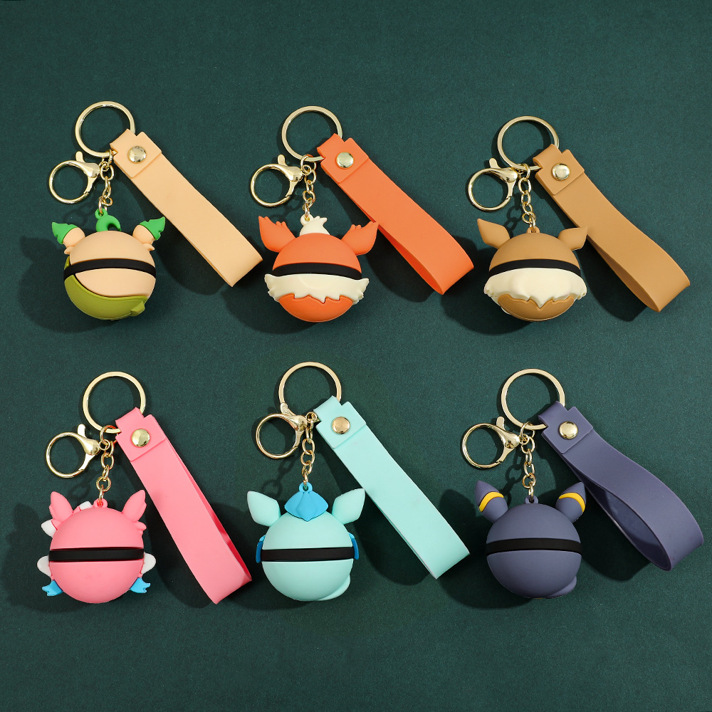 6pcs Pikachu Cartoon Keychain  - Pokeball Cosplay Prop avis et prix