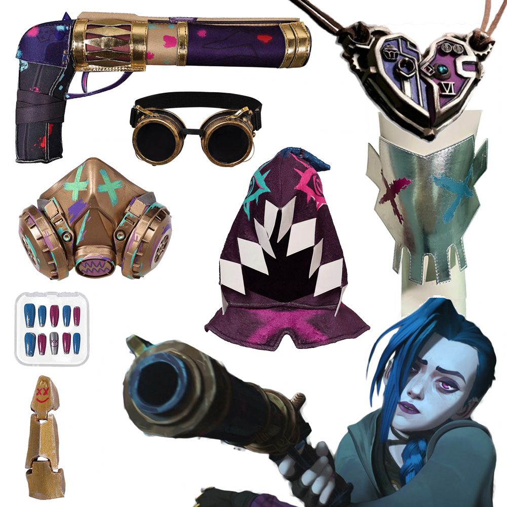 Pistolet d'arme Jinx Dam Arcan - Cosplay Prop Pistol avis et prix